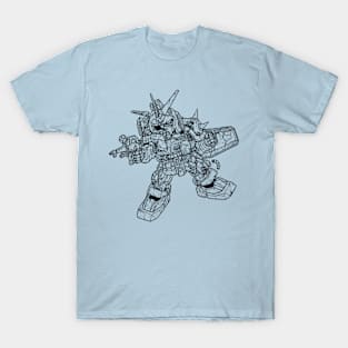 gundam lineart 78 T-Shirt